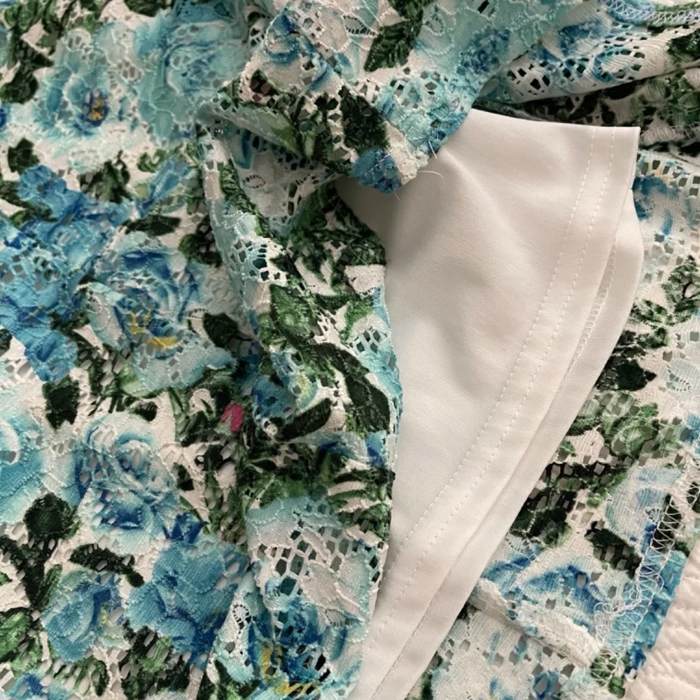 R & M Richards Floral Eyelet Lace Fit and Flare Dress - Picture 8 of 16